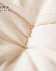 Firm organic cotton shikibuton with GOTS-certified cotton and wool, handmade in the USA.