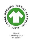 GOTS certified organic textile standard logo.