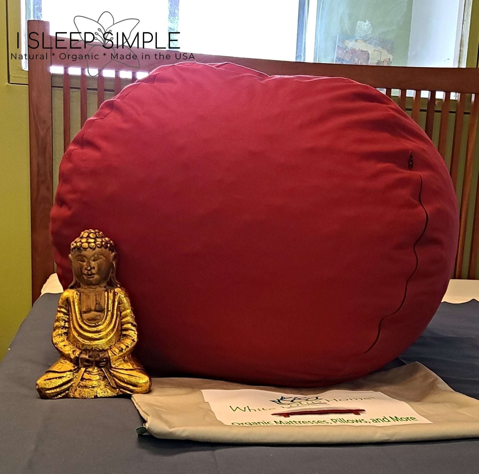 Eco-Friendly Bean Bag Chair – Shredded Eco-Foam + Cotton Twill