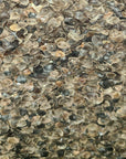 Organic buckwheat hulls grown in the US for pillows and cushions.