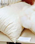 BEST Wool PillowWool is naturally antimicrobial, dust-mite resistant, soft, resilient, hypoallergenic, and naturally regulates body temperature during hot months and keeps us warm dPillowWool Pillow