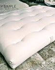 Cotton and Wool Futon MattressThe most perfect soft yet supportive cotton and wool futon mattress that is hand made using cotton grown by farmers right here in the US! This mattress is perfect foMattressWool Futon Mattress