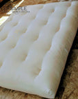 Cotton and Wool Futon MattressThe most perfect soft yet supportive cotton and wool futon mattress that is hand made using cotton grown by farmers right here in the US! This mattress is perfect foMattressWool Futon Mattress
