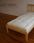 Cotton and Wool Futon MattressThe most perfect soft yet supportive cotton and wool futon mattress that is hand made using cotton grown by farmers right here in the US! This mattress is perfect foMattressWool Futon Mattress