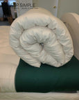 Wool Mattress TopperPeople ask, why are your wool products so much more expensive than other companies? The answer is simple, we use only pure New Zealand sheep wool batting and never uTopperWool Mattress Topper