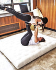 FIRM Cotton and Wool Futon MattressThis mattress is considered to be very firm in feel and is hand-made using 100% cotton batting layers and wrapped with wool! Enjoy the breathability of sleeping on tMattressesWool Futon Mattress