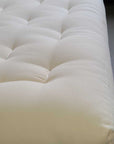 FIRM Organic Cotton and Wool Futon Mattress - GOTS Certified!Simple's firmest all cotton and wool futon mattress is now available in 100% GOTS certified organic cotton and wool, free from any toxins or chemicals. Enjoy the breMattressWool Futon Mattress - GOTS Certified