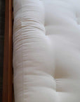 FIRM Organic Cotton and Wool Futon Mattress - GOTS Certified!Simple's firmest all cotton and wool futon mattress is now available in 100% GOTS certified organic cotton and wool, free from any toxins or chemicals. Enjoy the breMattressWool Futon Mattress - GOTS Certified