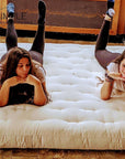 FIRM Organic Cotton and Wool Futon Mattress - GOTS Certified!Simple's firmest all cotton and wool futon mattress is now available in 100% GOTS certified organic cotton and wool, free from any toxins or chemicals. Enjoy the breMattressWool Futon Mattress - GOTS Certified