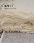 GOTS Certified Organic Wool Batting roll from Happy New Zealand Sheep, eco-friendly and sustainable.