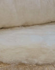 Organic wool batting roll, GOTS certified, natural and eco-friendly.