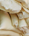 Organic Cotton Batting - GOTS CertifiedEach Organic cotton fluffy batting sheet is about 2" thick and is sold by the pound. The size of 1 lb. of cotton is approximately 35"x58"x2" and can come as big as 7DIYOrganic Cotton Batting - GOTS Certified