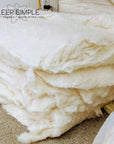 Organic Cotton Batting - GOTS CertifiedEach Organic cotton fluffy batting sheet is about 2" thick and is sold by the pound. The size of 1 lb. of cotton is approximately 35"x58"x2" and can come as big as 7DIYOrganic Cotton Batting - GOTS Certified