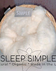 Organic Cotton Batting - GOTS CertifiedEach Organic cotton fluffy batting sheet is about 2" thick and is sold by the pound. The size of 1 lb. of cotton is approximately 35"x58"x2" and can come as big as 7DIYOrganic Cotton Batting - GOTS Certified