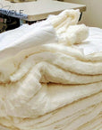 Organic Cotton Batting - GOTS CertifiedEach Organic cotton fluffy batting sheet is about 2" thick and is sold by the pound. The size of 1 lb. of cotton is approximately 35"x58"x2" and can come as big as 7DIYOrganic Cotton Batting - GOTS Certified