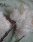 Kapok fiber filling for pillows and cushions, eco-friendly and vegan.