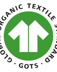 GOTS Certified Organic Wool Batting logo.