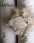 Kapok fibers on organic cotton Best Kapok Pillow for soft, sustainable comfort.