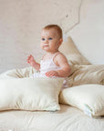 Toddler PillowThe perfect adjustable 13x18 size toddler pillow for your little one π! All Toddler pillows are made with your choice of fiber and encased in a zippered GOTS certifPillowToddler Pillow