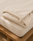 Organic Cotton Waterproof Mattress Protector - Fitted Sheet Style, Quiet, Breathable