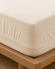 Organic Cotton Waterproof Mattress Protector - Fitted Sheet Style, Quiet, Breathable