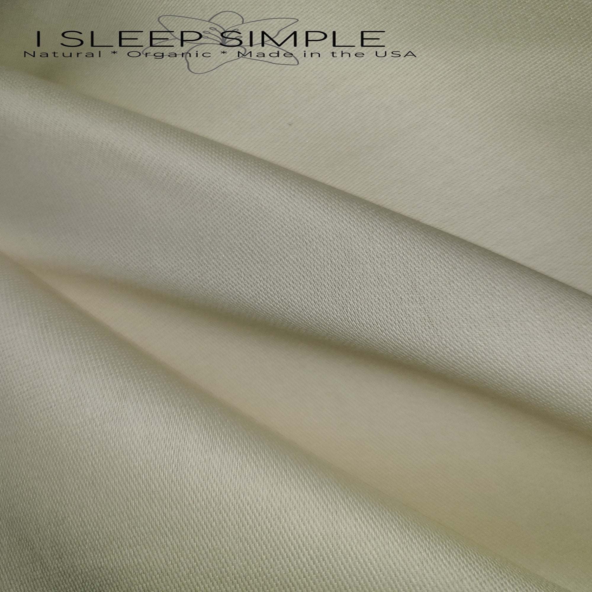 organic waterproof mattress fabric close up fabric