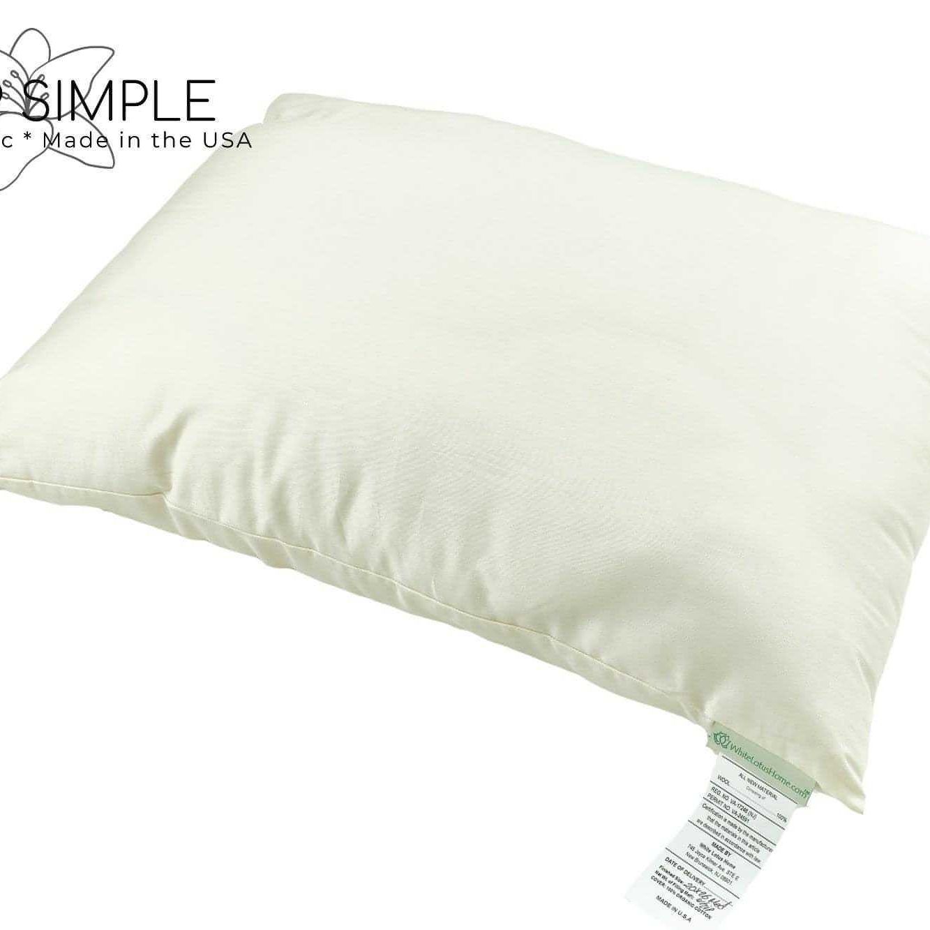 BEST Wool PillowWool is naturally antimicrobial, dust-mite resistant, soft, resilient, hypoallergenic, and naturally regulates body temperature during hot months and keeps us warm dPillowWool Pillow