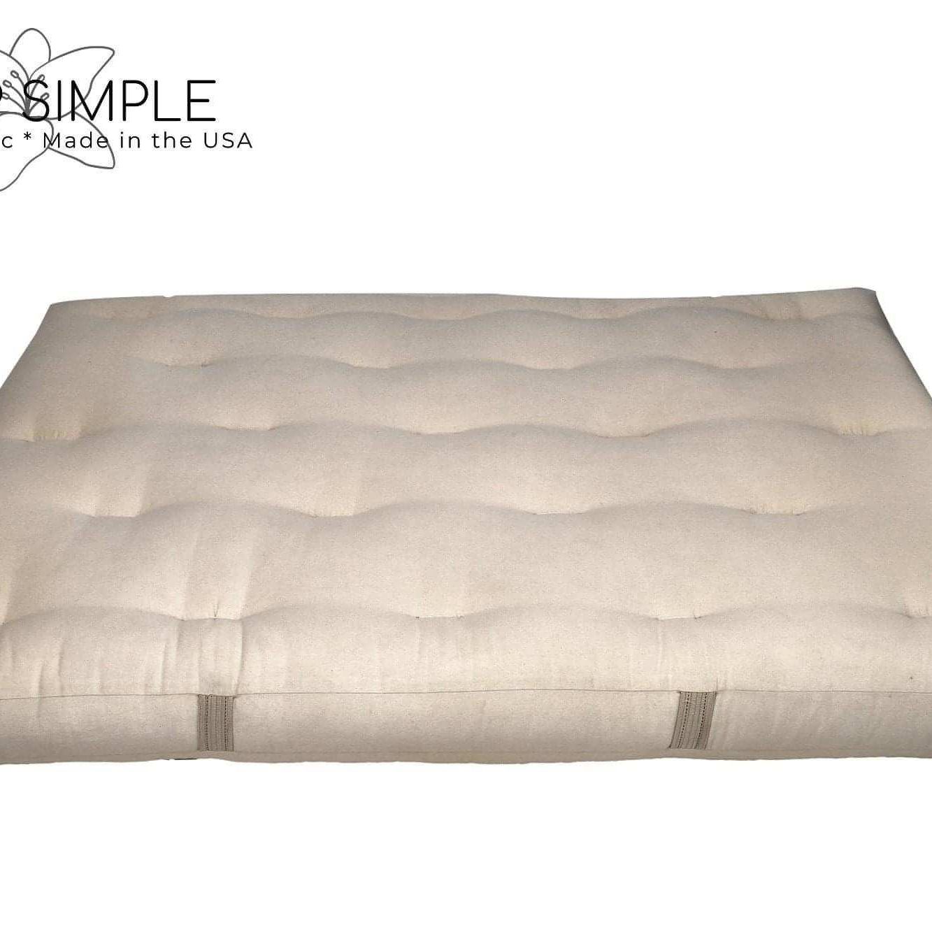 Cotton and Wool Futon MattressThe most perfect soft yet supportive cotton and wool futon mattress that is hand made using cotton grown by farmers right here in the US! This mattress is perfect foMattressWool Futon Mattress