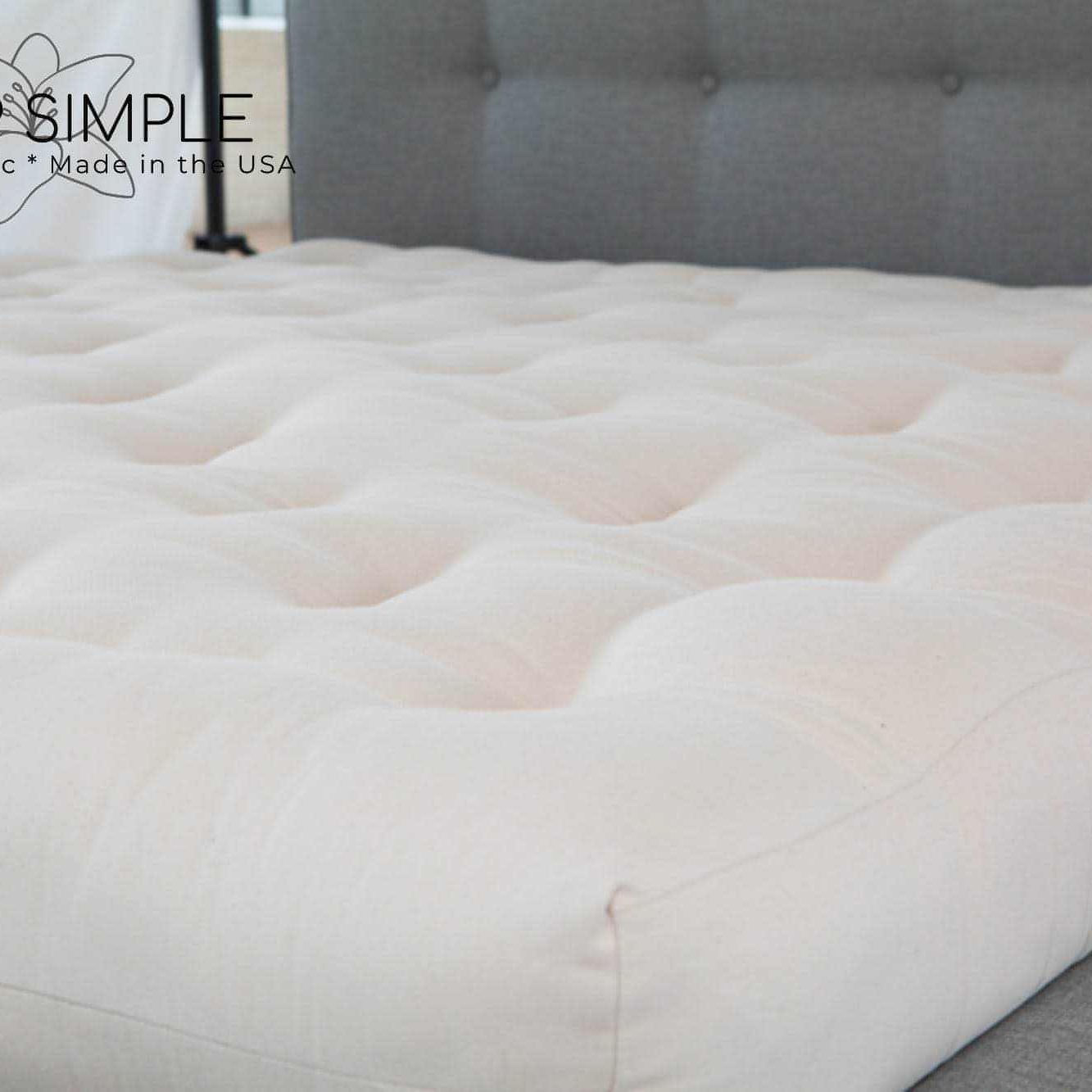 FIRM Cotton and Wool Futon MattressThis mattress is considered to be very firm in feel and is hand-made using 100% cotton batting layers and wrapped with wool! Enjoy the breathability of sleeping on tMattressesWool Futon Mattress