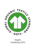 GOTS certification logo for organic textile standard.