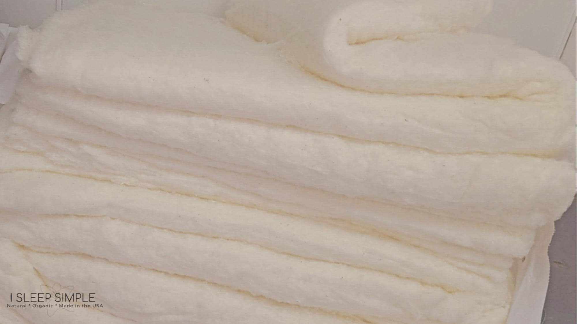 Organic Cotton Batting - GOTS CertifiedEach Organic cotton fluffy batting sheet is about 2&quot; thick and is sold by the pound. The size of 1 lb. of cotton is approximately 35&quot;x58&quot;x2&quot; and can come as big as 7DIYOrganic Cotton Batting - GOTS Certified