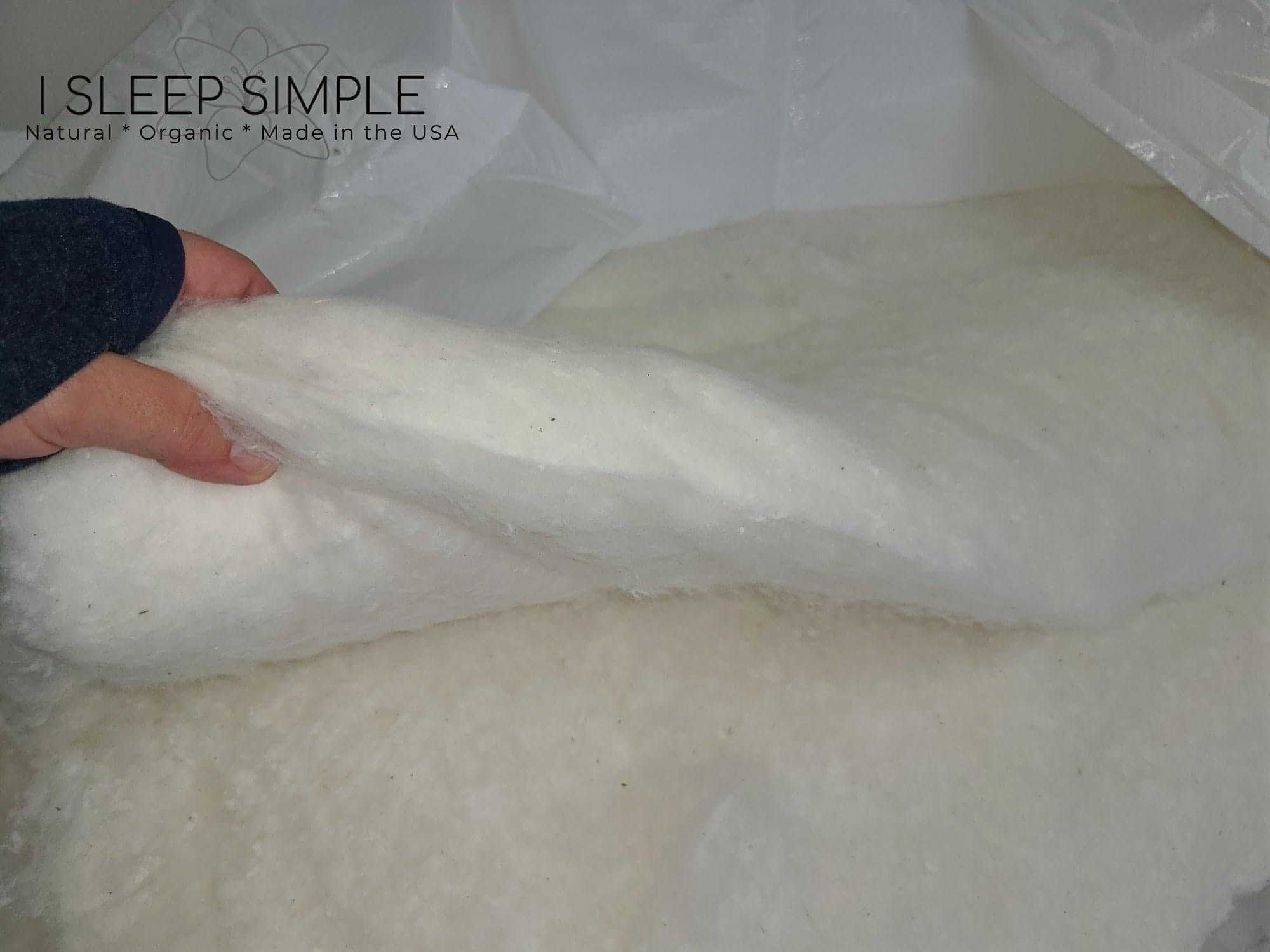 Organic Cotton Batting - GOTS CertifiedEach Organic cotton fluffy batting sheet is about 2&quot; thick and is sold by the pound. The size of 1 lb. of cotton is approximately 35&quot;x58&quot;x2&quot; and can come as big as 7DIYOrganic Cotton Batting - GOTS Certified