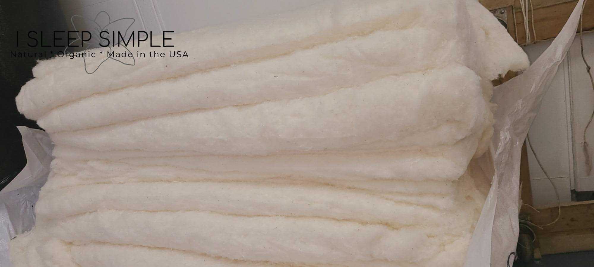 Organic Cotton Batting - GOTS CertifiedEach Organic cotton fluffy batting sheet is about 2&quot; thick and is sold by the pound. The size of 1 lb. of cotton is approximately 35&quot;x58&quot;x2&quot; and can come as big as 7DIYOrganic Cotton Batting - GOTS Certified