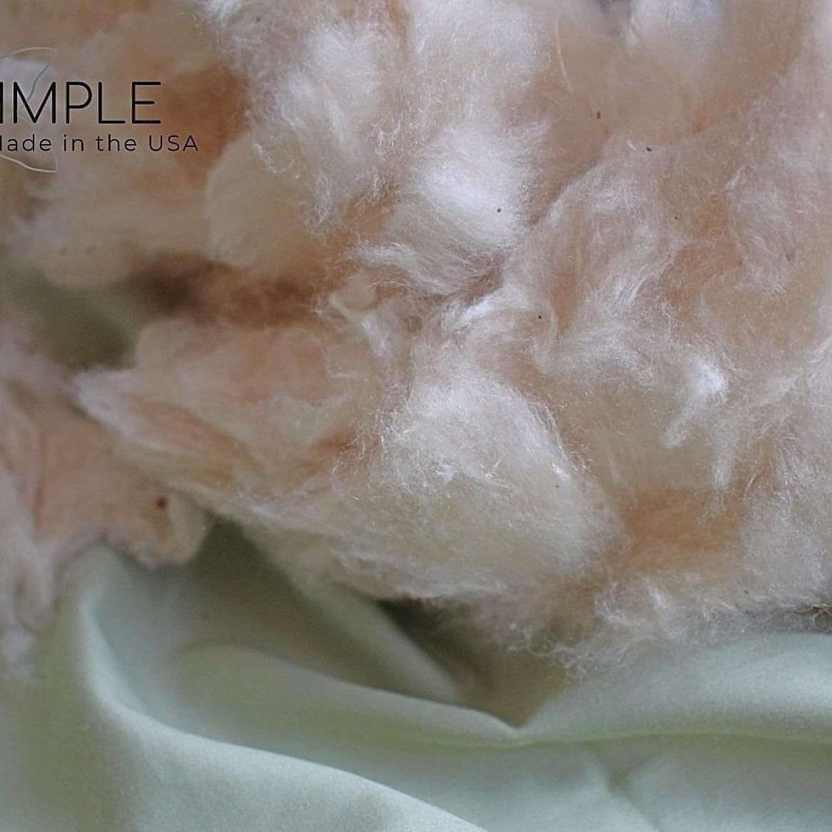 Kapok Fiber - Natural, eco-friendly pillow and cushion filling, plant-based and hypoallergenic.