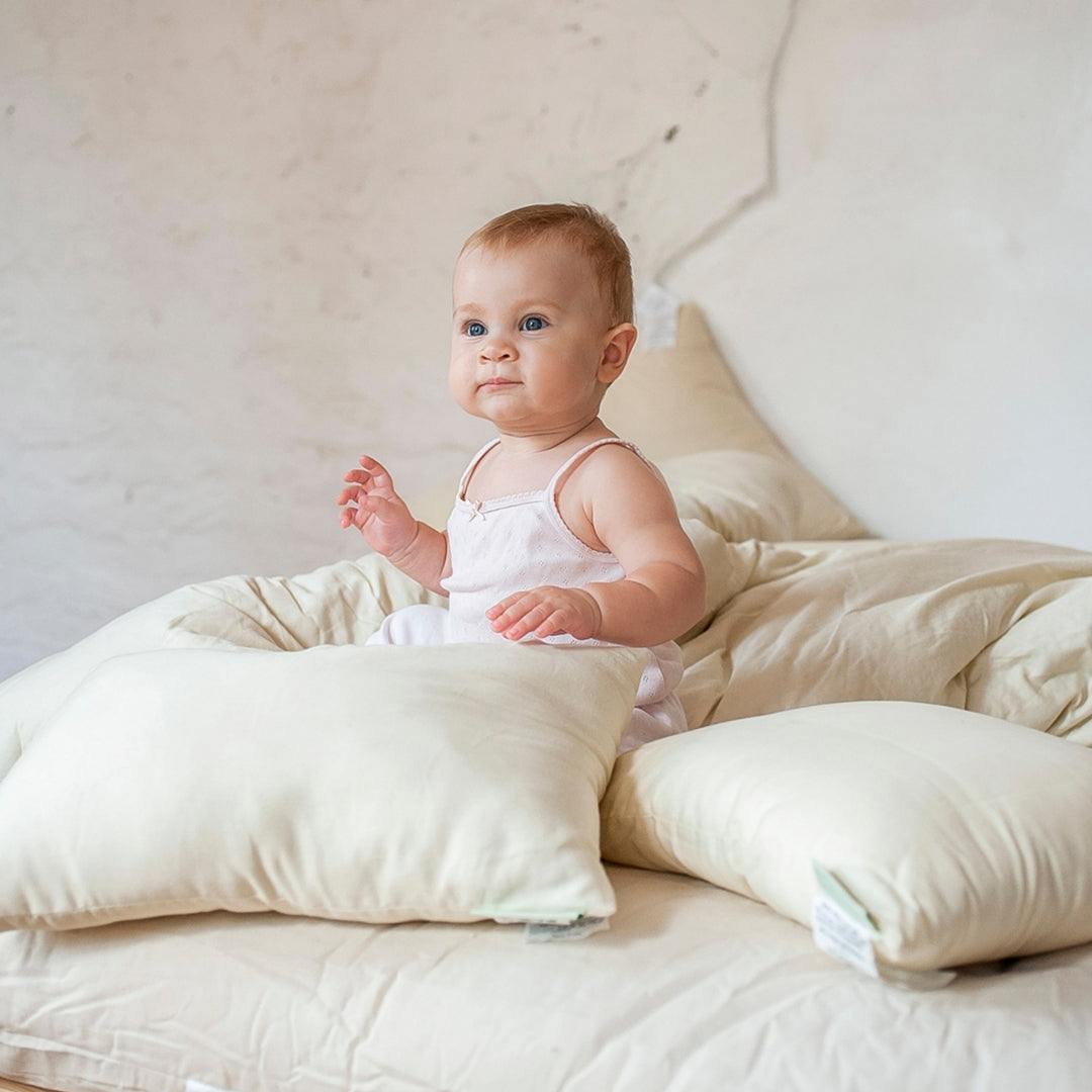 Toddler PillowThe perfect adjustable 13x18 size toddler pillow for your little one 😊! All Toddler pillows are made with your choice of fiber and encased in a zippered GOTS certifPillowToddler Pillow